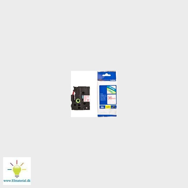 Tape Hvid Rd Tekst 36Mm Tze262