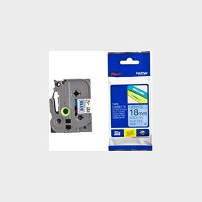 Tejp Bl Svart Text 18Mm Tze541