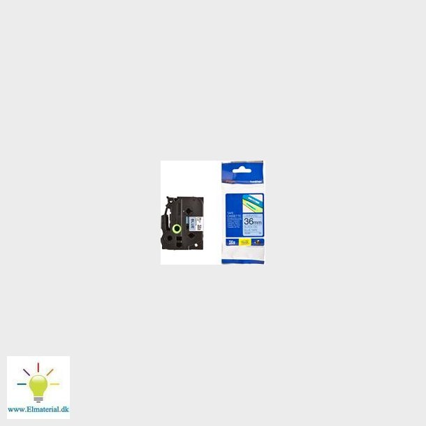 Tape Bl Sort Tekst 36Mm Tze561