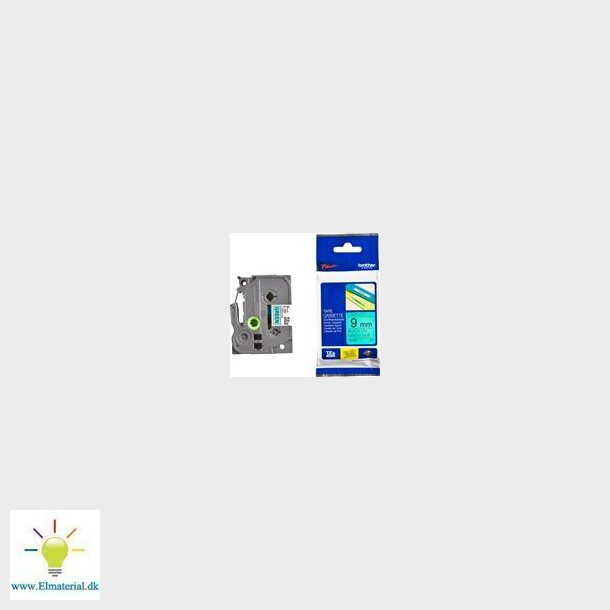 Tape Grn Sort Tekst 9Mm Tze721