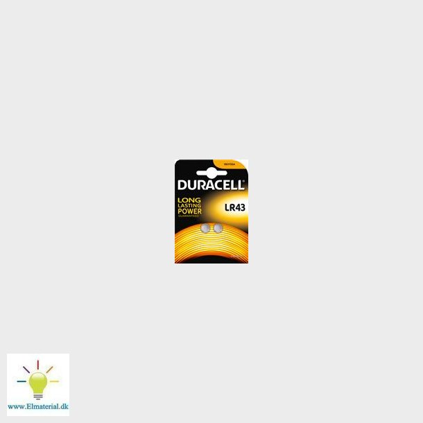 Batteri Lr43 1,5 Volt 2 Stk