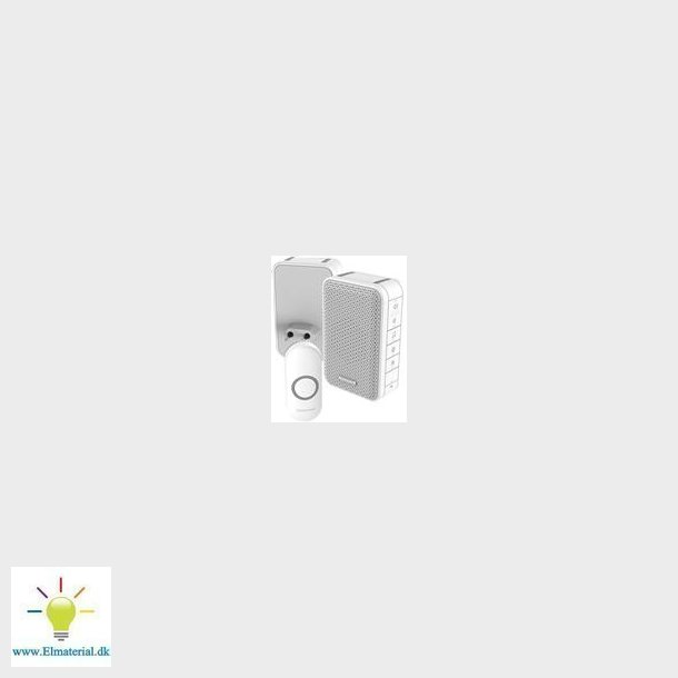 Rf 3 Drklokke Trykknappen Lodret Hvid