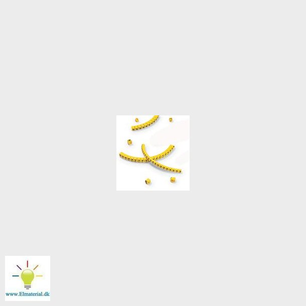 Ledningsmrke L Gul Hg2-5 Rulle