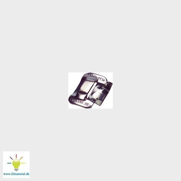 Clips      C 254  1/2"  Rustfri Ss201