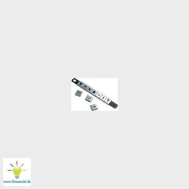 Kabelmrke Easy-Read - U