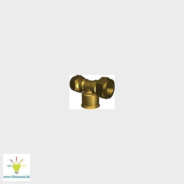 Tee 22-1/2-22 Mm M/Mf Kompres