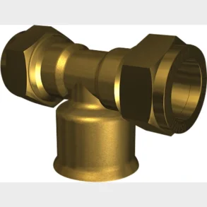 Tee 22-3/4-22 Mm M/Mp Kompression