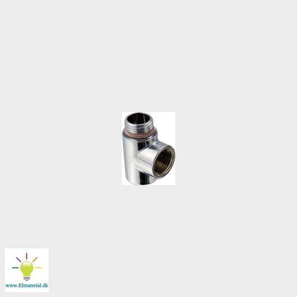 T-Stykke I Krom 1/2" For Kombidrift