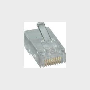 Rj45 Utp Kat5E F/Styv rund led