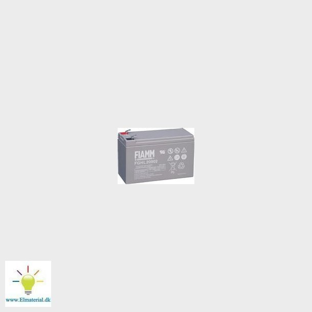 Fiamm 10 rs Bly-Akkumulator 12V/9Ah.