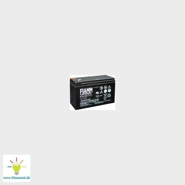 Bly-Akku. Vds. 12V/7,2Ah Fiamm