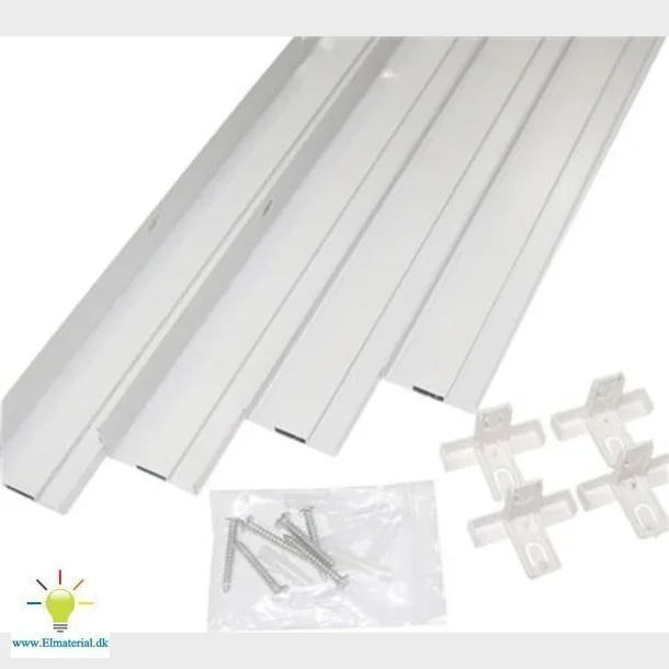 Pbygningsramme, Led Panel 60X60, Hvid