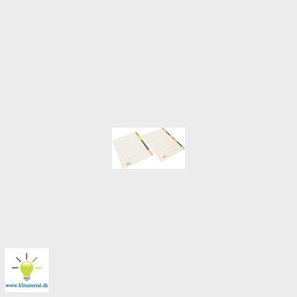 Faneblade Plast A4 10-Delt