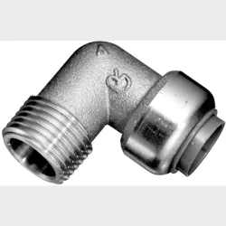 Roth Vinkel 15 X 1/2" Nippel, Rustfri