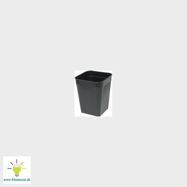Papirkurv Plast Sort 14L