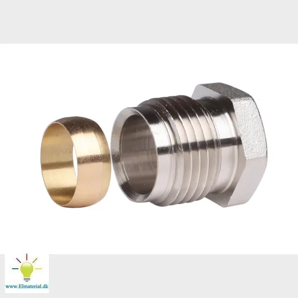 Overg. Stl/Kobber 1/2X15Mm