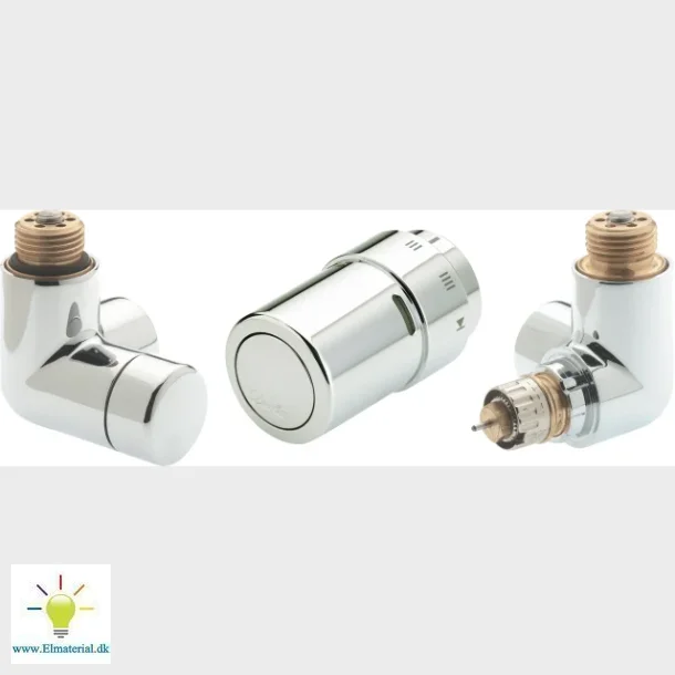 Krom Rax Ventil Set H�ger Montering