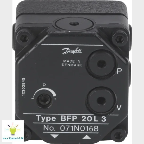 Rsa40R Oliepumpe Hals 54 Mm Aksel 10 Mm