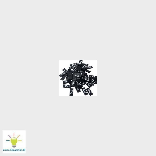 Brik   Hvid  "2"    Ks 1/8