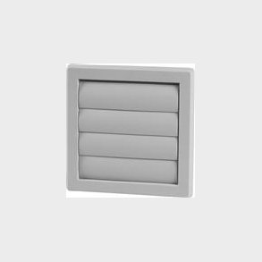Lamelventil 150X150/180X180 Hvid