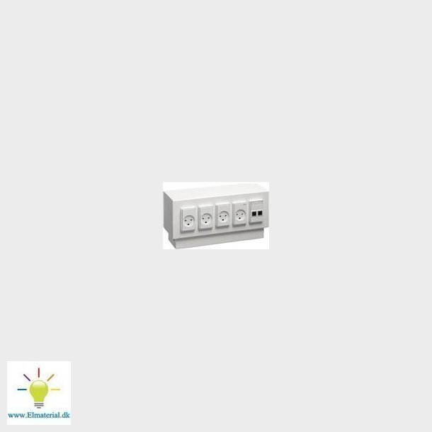 Gulvbox Perlehvid Ral9016