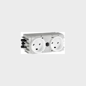 Rj 45 Ramme Enkelt Hvid