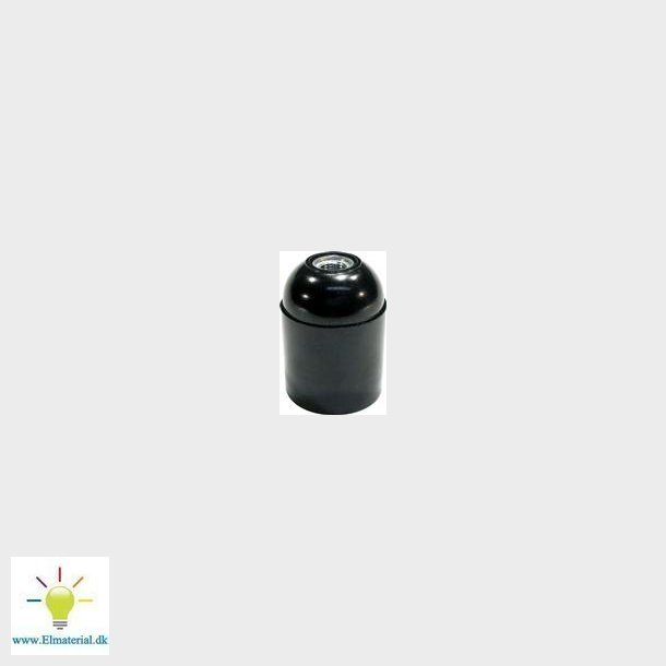 Fatning E27 10Mm Sort