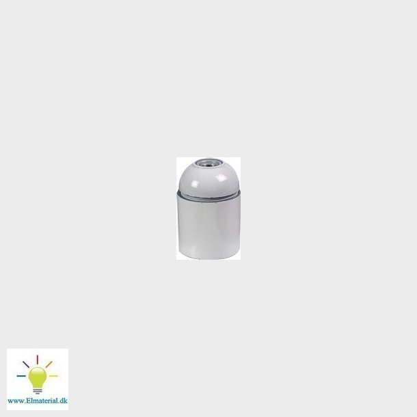 Fatning E27 10Mm Hvid