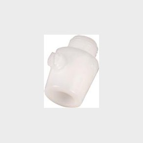 Afl.Nippel Hvid 10Mm Gevind