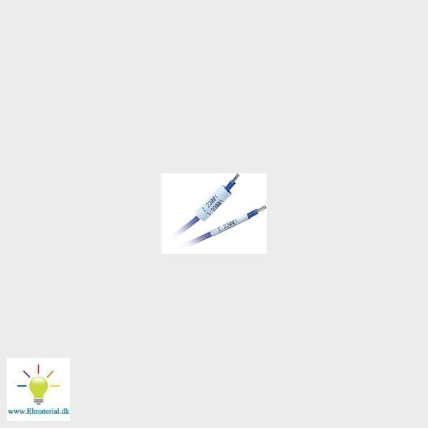 Ledningsmrke Hvid 3,2X19 Rl