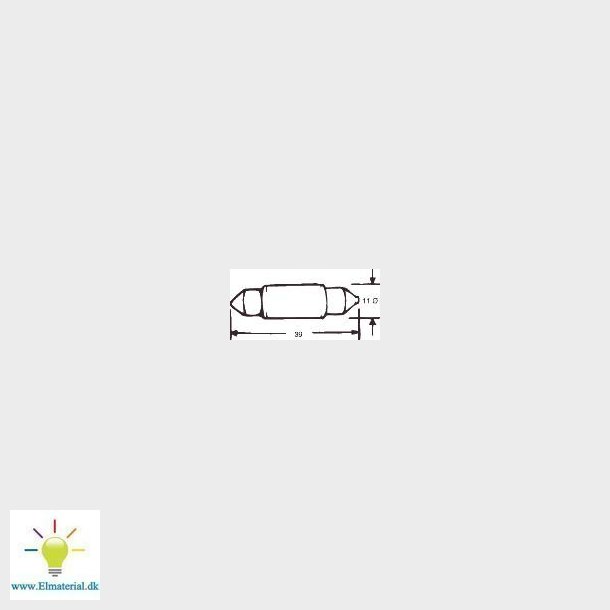 Sofittelampe S8 5W 24V