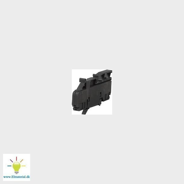 Sikringsklemme, 4Mm2, Sort