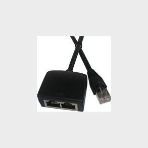 Rj 45 Port Splitter En Til To