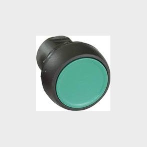 Trykknap,Plast Grn M/Kip Plan