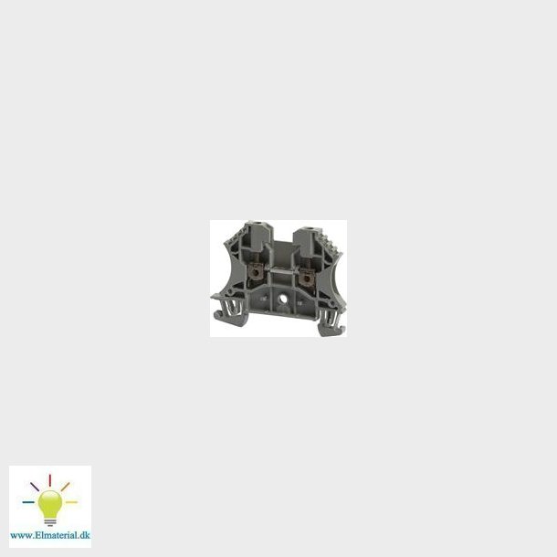 Gennemgangsklemme Skrue, 4Mm, Gr