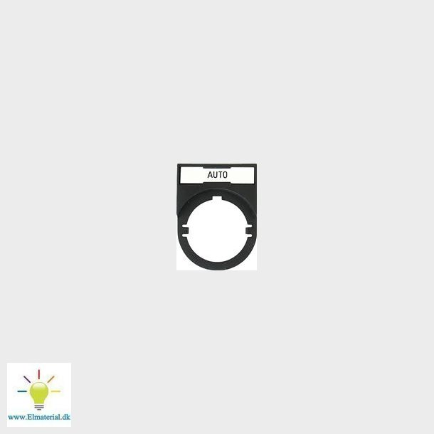 Skilteholder 30X40, Hv/So Tekst