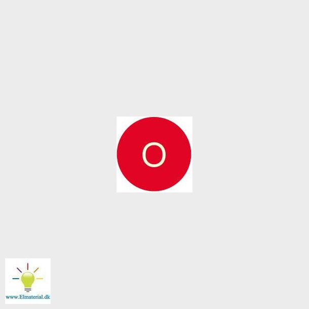 Trykplade Rd "O" Ophjet