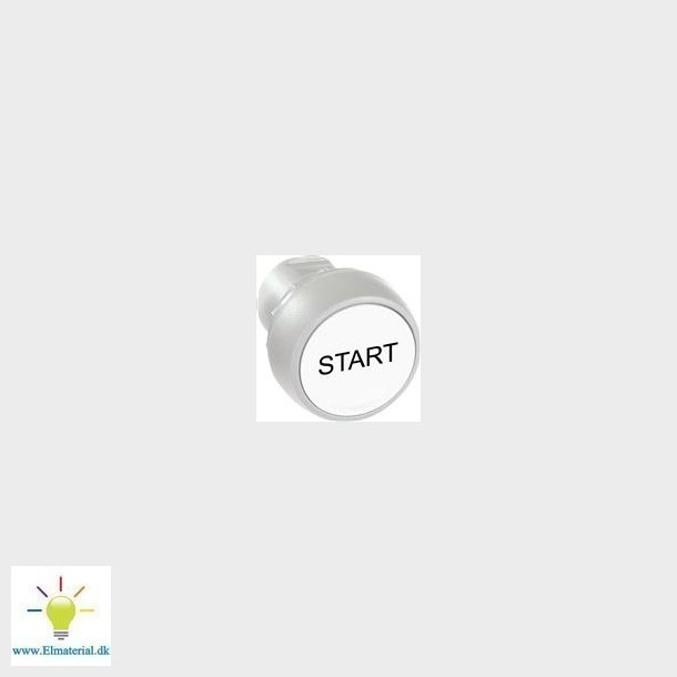 Trykplade Hvid "Start"Plan