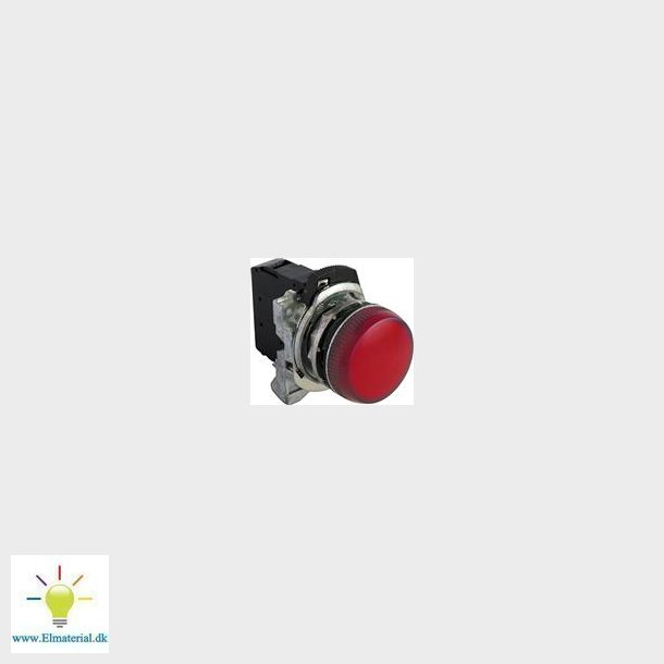 Lampehoved,Metal Led R�d 120V