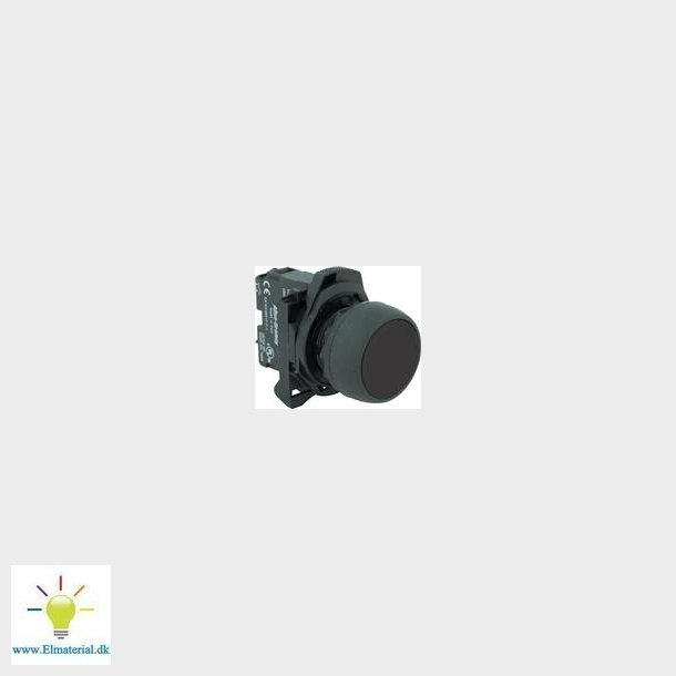 Tryk,Plast Sort M/No Plan