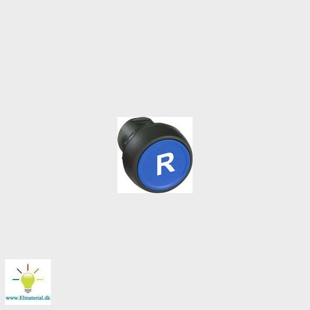 Trykknap,Plast Bl"R" Plan