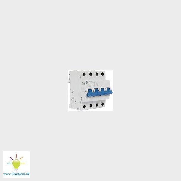 Effektbrytare C 13 A, 3-polig + Noll