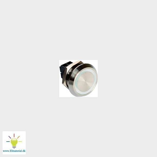 Trykknap Hvid Lys Piezo 800K-22