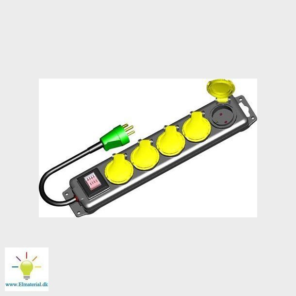 Stikdse 5R M/J 1,5M Ip44 Sort