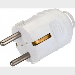 Uttag Schuko Vit 250V 16A