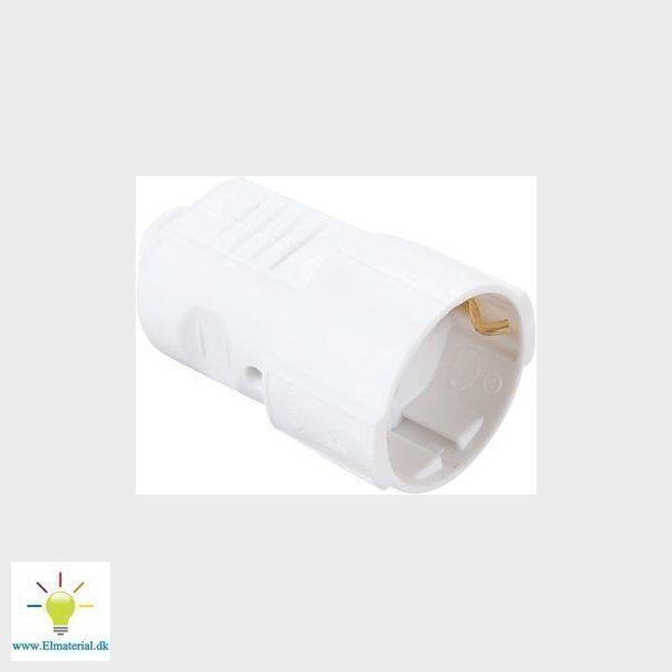 Forlngerled Schuko Hvid 250V 16A