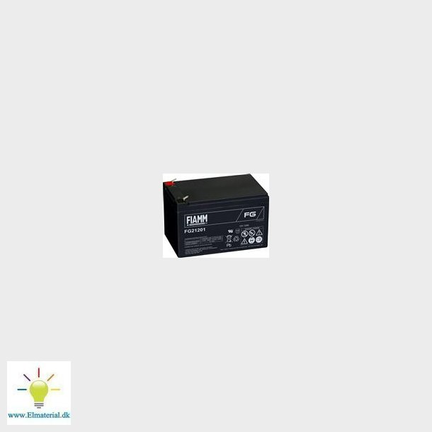 Fiamm Blybatteri 12V/12Ah Smal Terminal