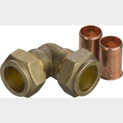 komp. kobling vinkel 18 mm cu