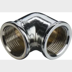 vinkel 90 gr. 3/4" mm krom