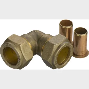 komp. kobling vinkel 18 mm pex